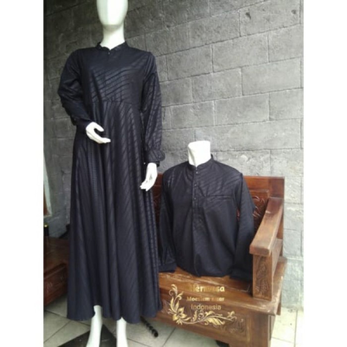 Murah Gamis Syar'I Hermosa Original Embos Wolfis Premium Motif Batik Parang