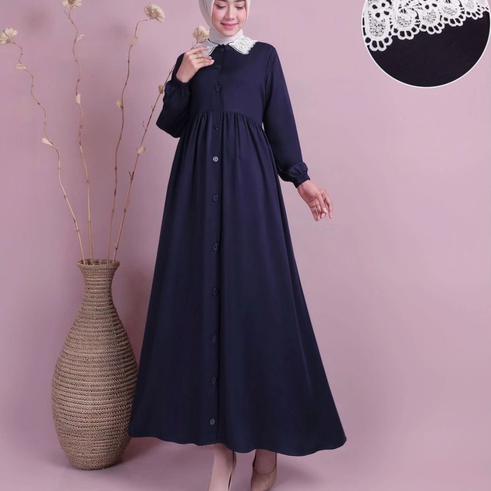Murah Gamis Katun Putih / Gamis Katun Hitam / Baju Umroh /Gamis Polos Katun