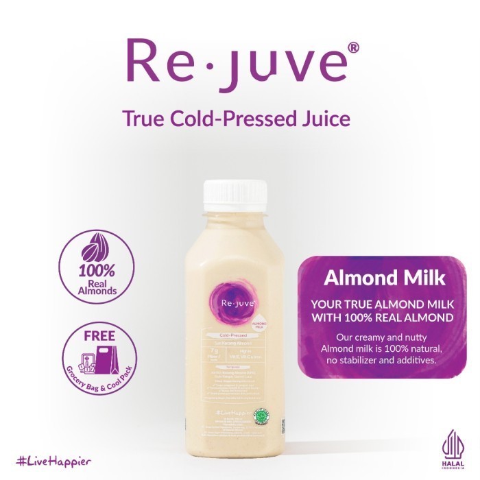 

TERLARIS TERLARIS TERLARIS RE.JUVE - ALMOND MILK 250 ML (COLD-PRESSED ALMOND MILK) MURAH!!! MURAH