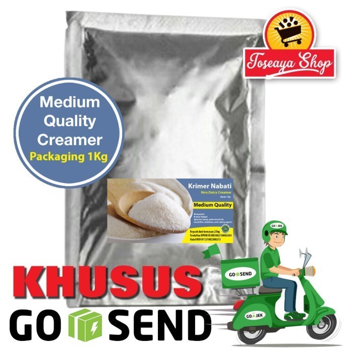 

TERLARIS TERLARIS TERLARIS CREAMER NON DAIRY -MEDIUM QUALITY- KHUSUS GOSEND MURAH!!! MURAH MURAH