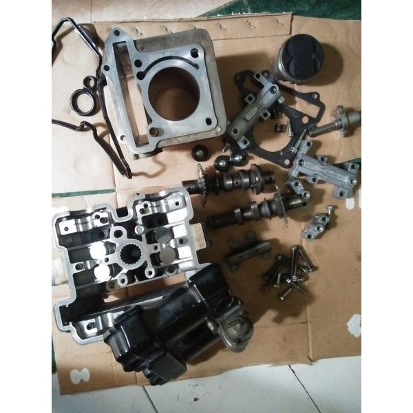 Blok Seher Cylinder Head Kop Boring Buring Bureng Head Satria Fu Facelift 2017 Original Barang Langk
