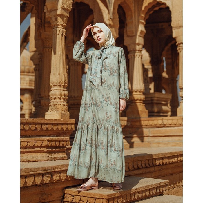 Sale Heaven Lights - Daisy Dress - Gamis Ruffle Motif Wanita Muslim