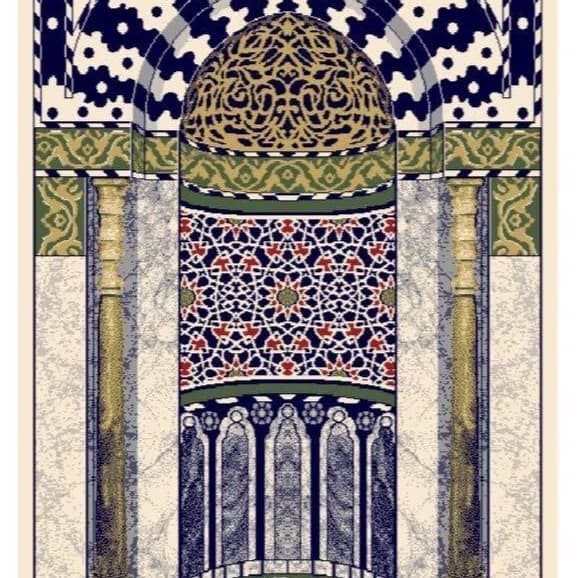 Sajadah Mihrob Mihrab Raudoh Masjid Nabawi Produk Impor Asli Madinah