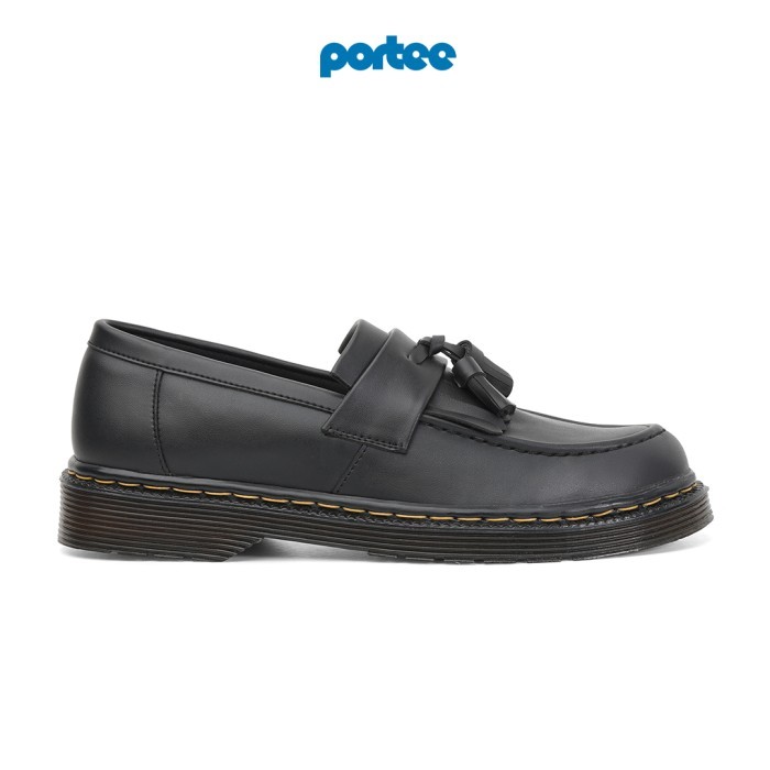 Sepatu Boots Pria Portee Goods Original Loafers Hitam