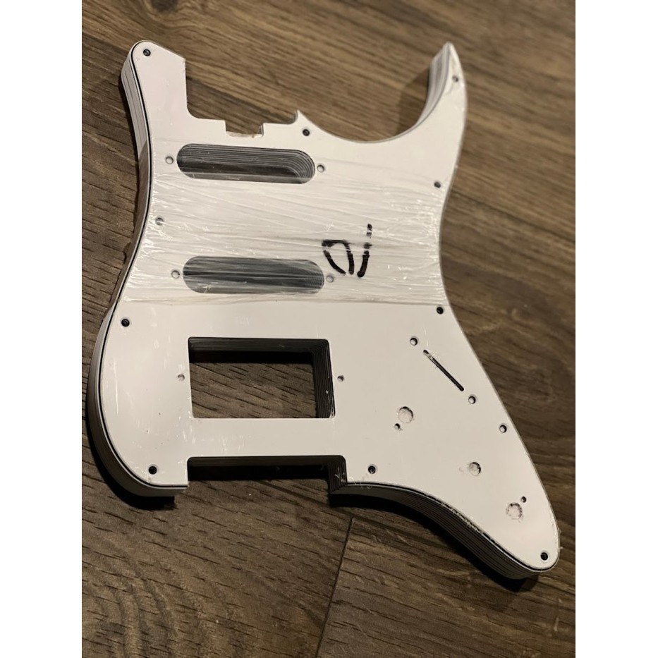 Jual Soloking MS-1 Classic Pickguard Replacement Parts in White 3 Ply