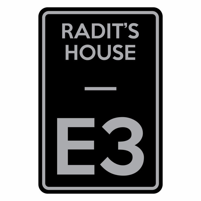 PLANG NOMOR RUMAH 20CM X 30CM PLAT ALUMUNIUM