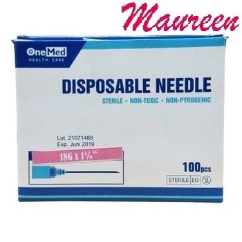Needle Onemed 18 23 24 25 26 27 30 G 100pcs Disposable Needle Jarum