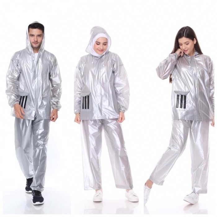 READY JAS HUJAN SPORTY SERIES DARI LJM X AMZ JACKET - BROMO 3G BLACK