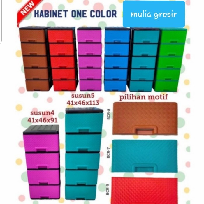 Lemari Plastik Susun 5 / Lemari Laci