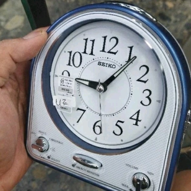 Terlaris Seiko QHP003#QHP003#QHP003L#Seiko QHP003L#jam weker Seiko Qhp003 SALE