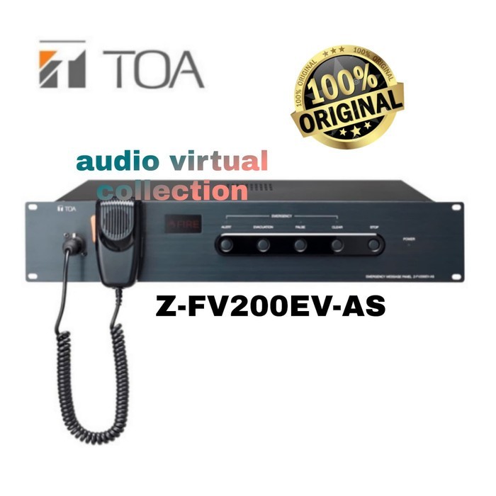 BEBAS ONGKIR - TOA Z-FV200EV-AS / ZVF200EV /ZFV200EV AS (EMERGENCY MESSAGE PANEL)
