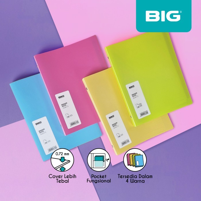 

Sale Binder Note B5 Big Ring Pastel Polos Bn-102