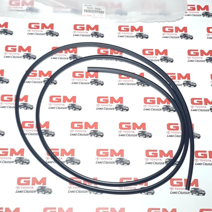 Karet Kaca Depan Hiace Commuter List Kaca Ori Orisinil 75531-26081