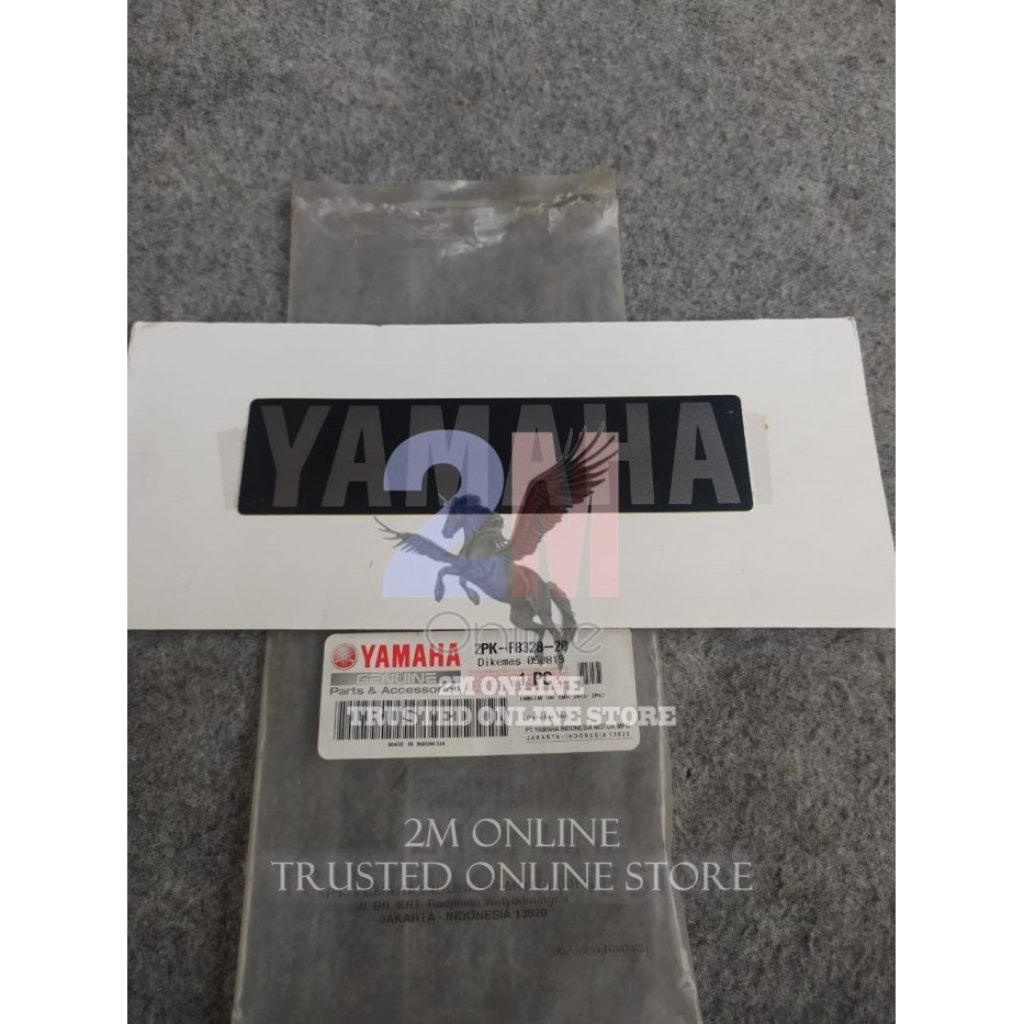 Emblem Yamaha Fairing Bawah R15 Grey Black Ori Ygp 2Pk-F8328-20 Barang Langka