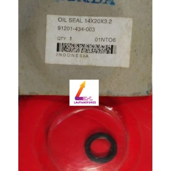 91201-434-003 Oil Seal Sil Oli 14X20X3.2 Transmision Matic Honda Barang Langka