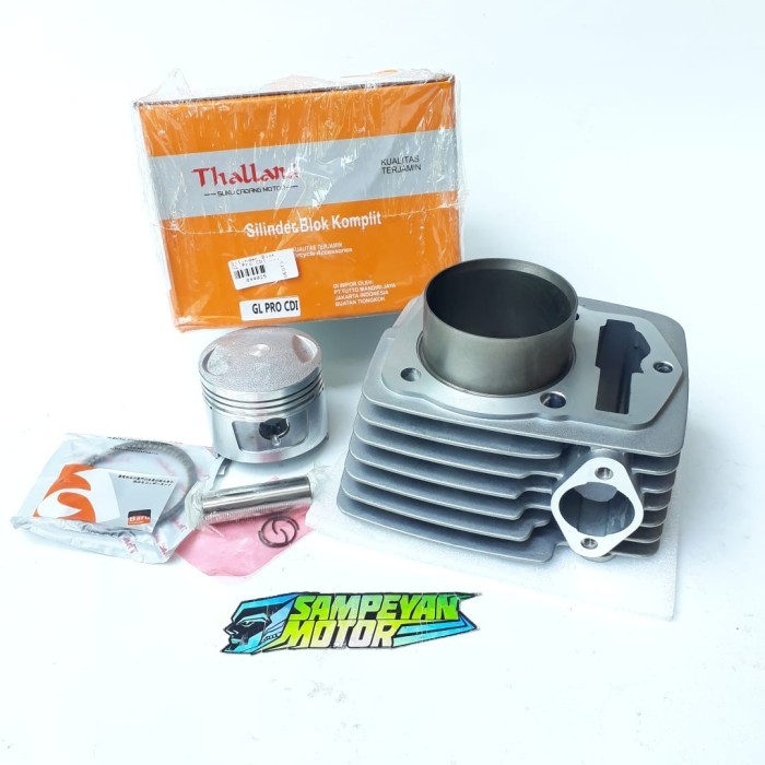 Silinder Blok Cylinder Block Seher Piston Honda Gl Pro Cdi Thalland Barang Langka