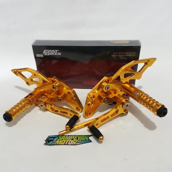Underbone Foot Step Postep Suzuki Satria F 150 - Gsx Gold Fast Bikes Barang Langka