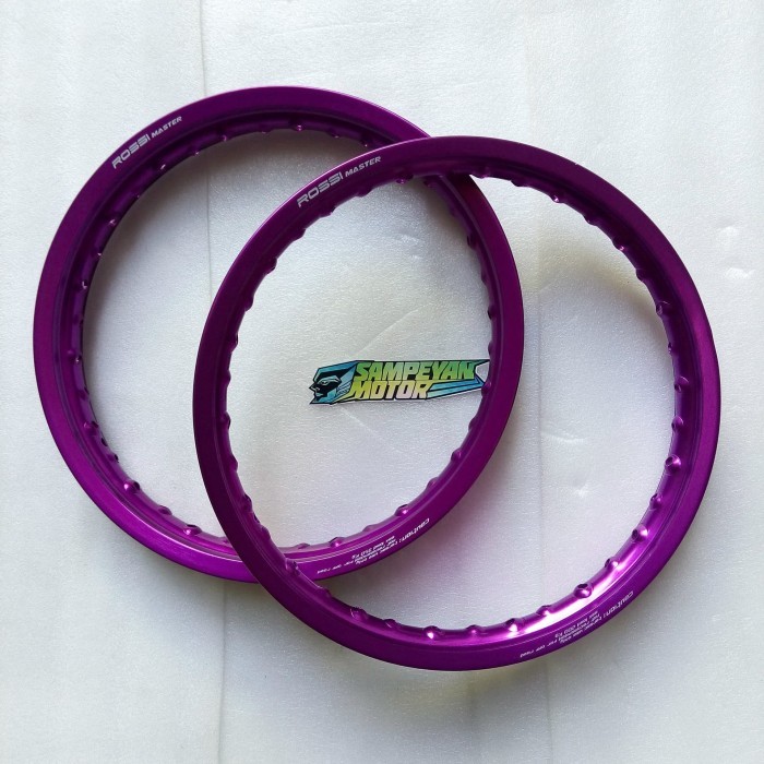 Velg Rim Jari Jari Set Rossi Master Ring 14 140 160 W Shape Ungu Barang Langka