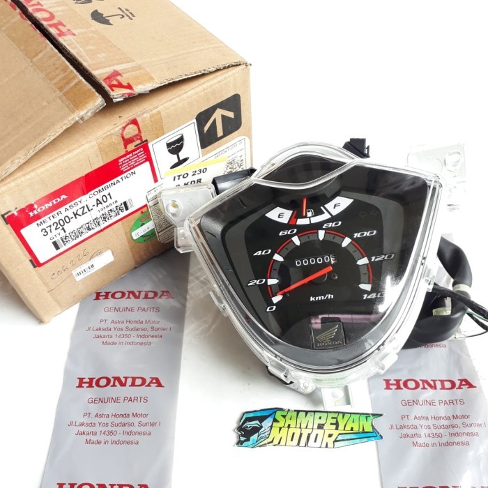 Spido Spidometer Speedometer Spacy Karbu Original Ahm 37200-Kzl-A01 Barang Langka