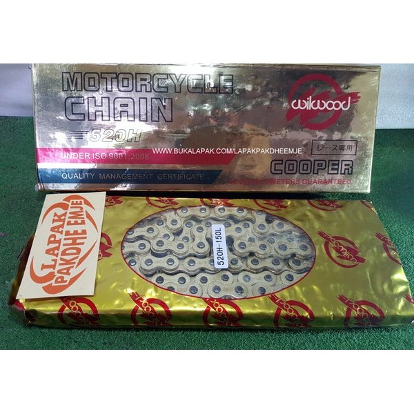 Rantai 520 150 Willwood Original Gold Rante 520H 150L Willwood Original Heavyduty  Barang Langka