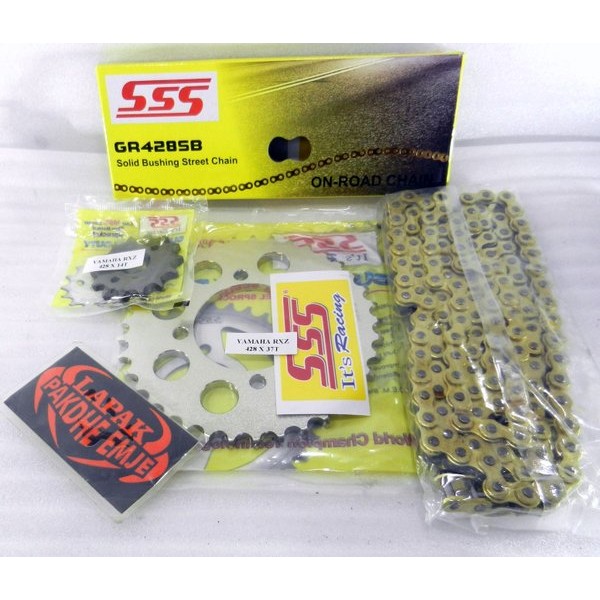 Gear Set Gearset Rx King 428 14 37 Gear Sss Chrom Rante Gold  Sss Sb 428 110 Sss Original  Barang La