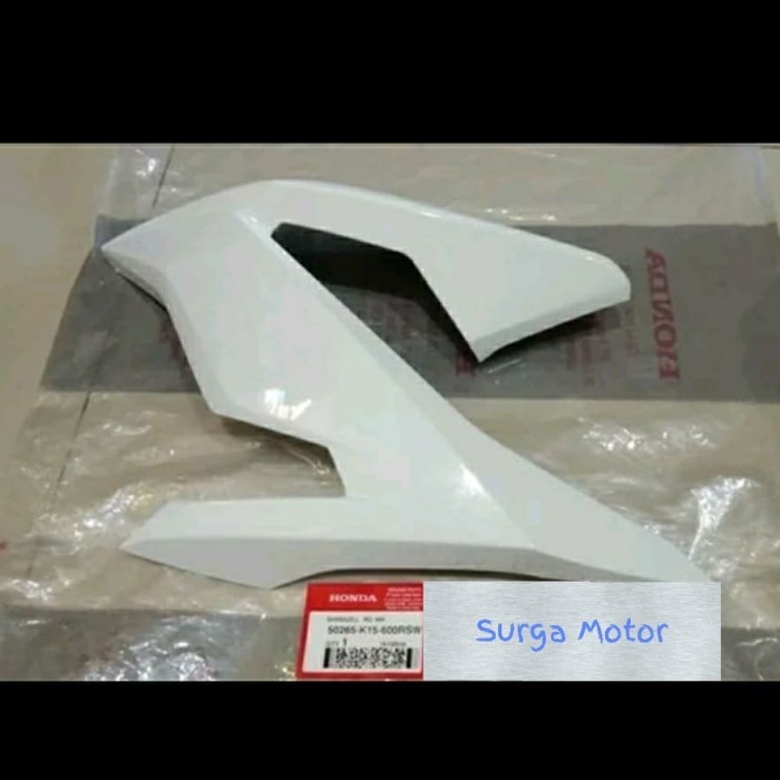 Shroud Sayap Kupingan Tangki Kiri Putih New Cb150R Led Cb 150 R 2018 Barang Langka