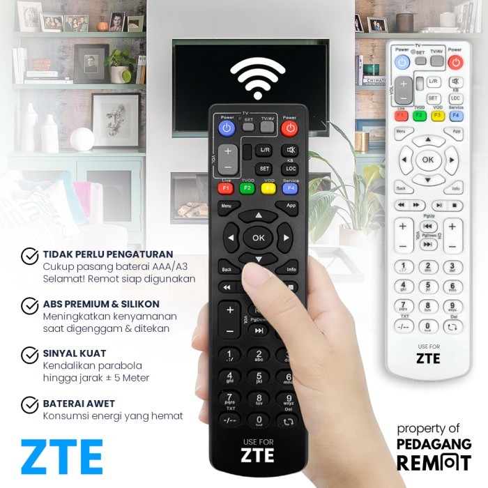 Terlaris Remot Remote Receiver Stb Usee Tv Indihome Speedy Tv Zte Zxv10 B860H Good Quality