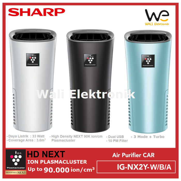 Sharp Air Purifier Ig-Nx2Y-A/B/W / Air Purifier Sharp Mobil Ig Nx2Y