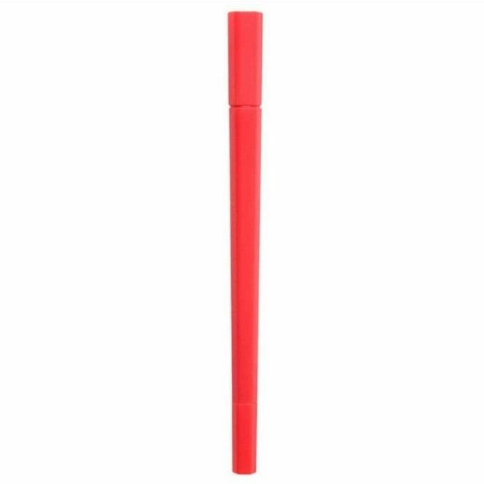 

MUJI - Hexagonal Water Based Twin Pen (RED) Bolpoin/Spidol