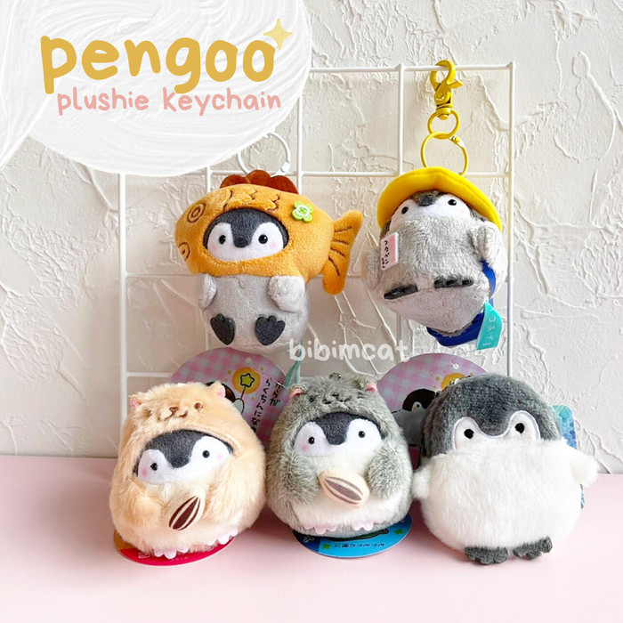 Pengoo Plushie Keychain / Gantungan Kunci Boneka Penguin Premium