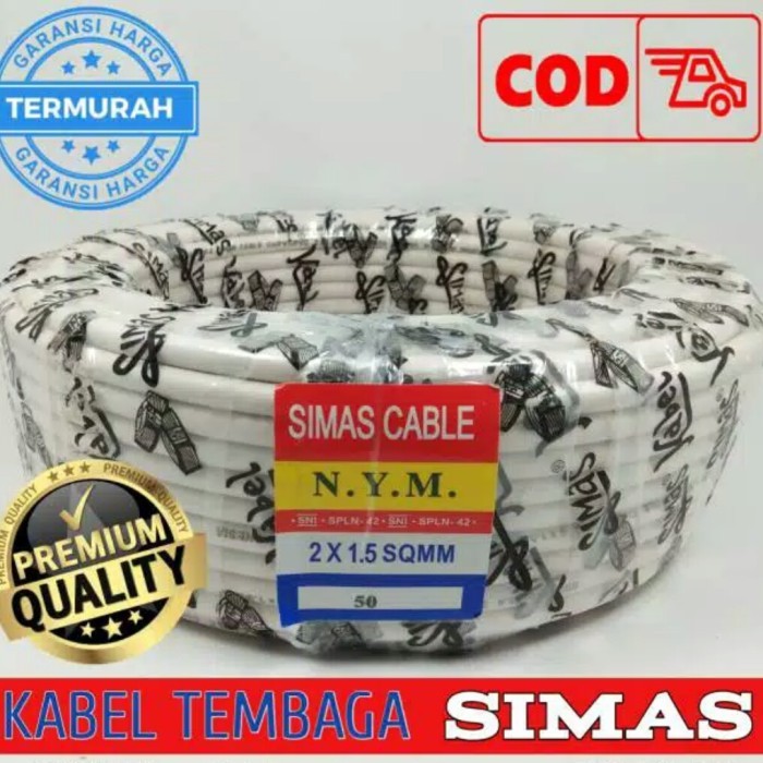 Kabel Nym 2X1.5 Sni Pln Berkualitas