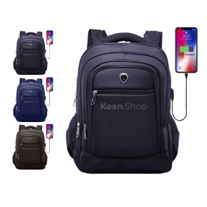 

TERLARIS POLO GIVES 18 INCH TAS RANSEL PRIA RANSEL KERJA POLO ORIGINAL IMPORT + USB PORT + RAINCOVER