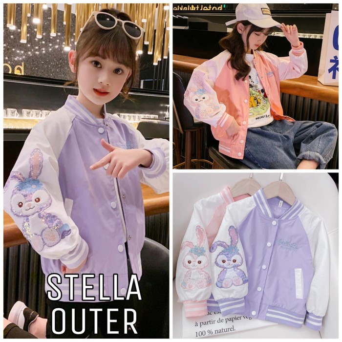 Bajukiddie Stella Lou Outer Jaket Anak Remaja Cewek Korea Fashion Lucu