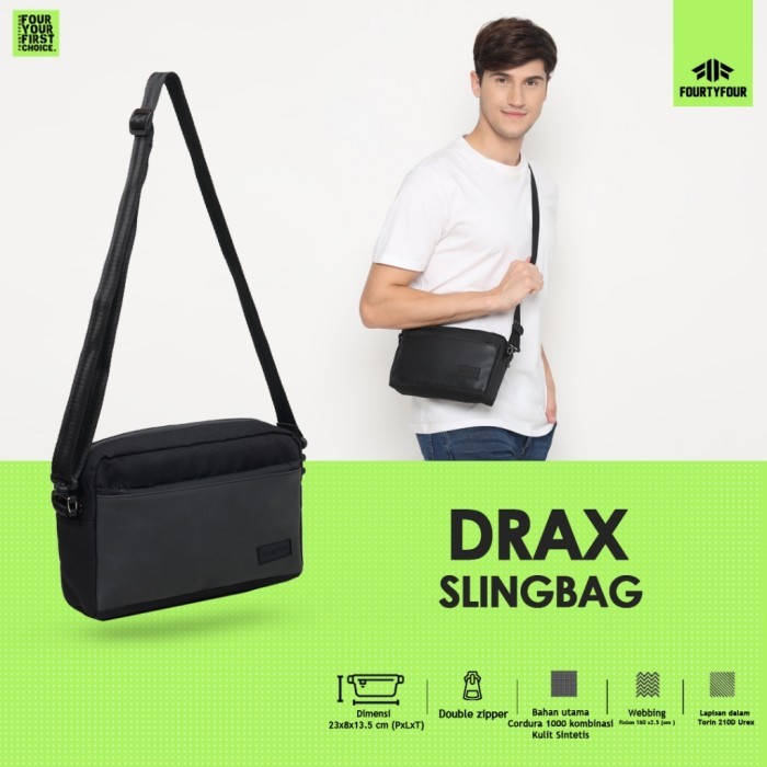 

TERLARIS FOURTYFOUR DRAX - TAS SELEMPANG PRIA HANDBAG - CLUTCH BAG PRIA PREMIUM MURAH!!! MURAH