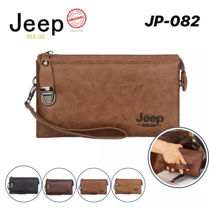 

TERLARIS JP082 JEEP - DOMPET BRANDED PRIA WANITA HAND BAG CLUTCH BISNIS PREMIUM IMPORT MURAH TAS