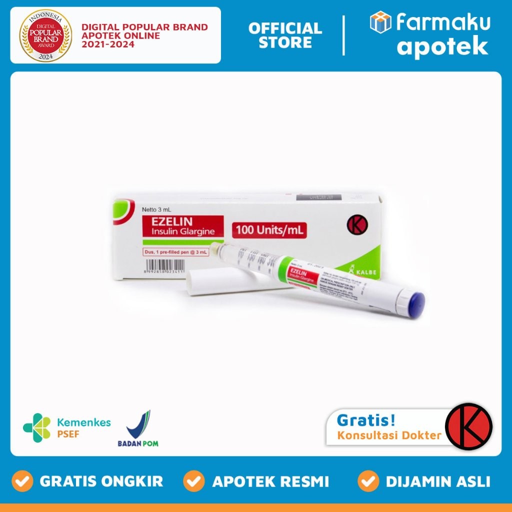 Ezelin 100 UI Injection 3 ml - BIN