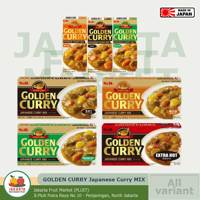 Golden Curry japanese Bumbu kari jepang