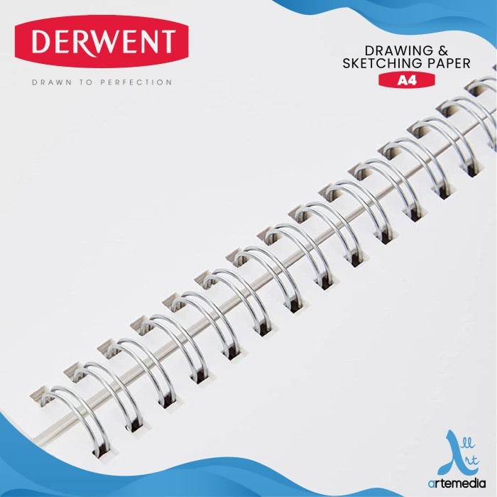 

Buku Sketsa Derwent A4 Sketch Pad Wirebound Drawing Sketching Paper Harga Promo