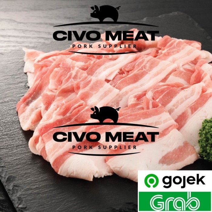 

Samgyeopsal Samcan Babi Pork Belly Slice Mesin 500G Termurah