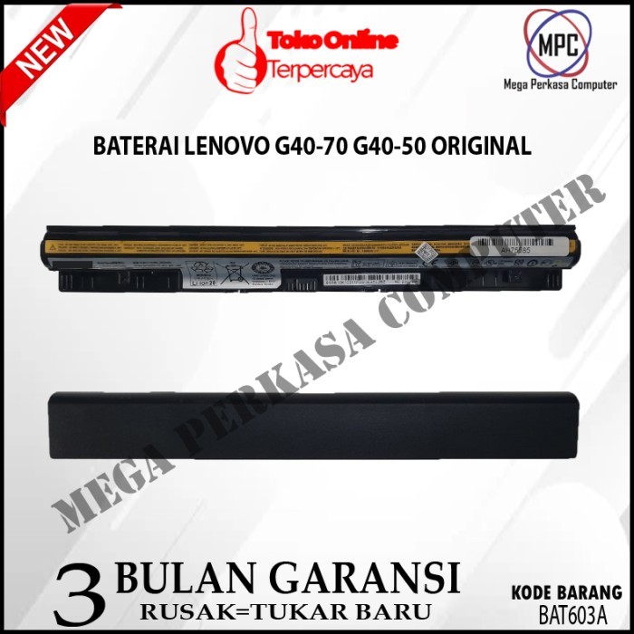 Jual [READY] Batere Baterai Laptop Lenovo G40-70 Original