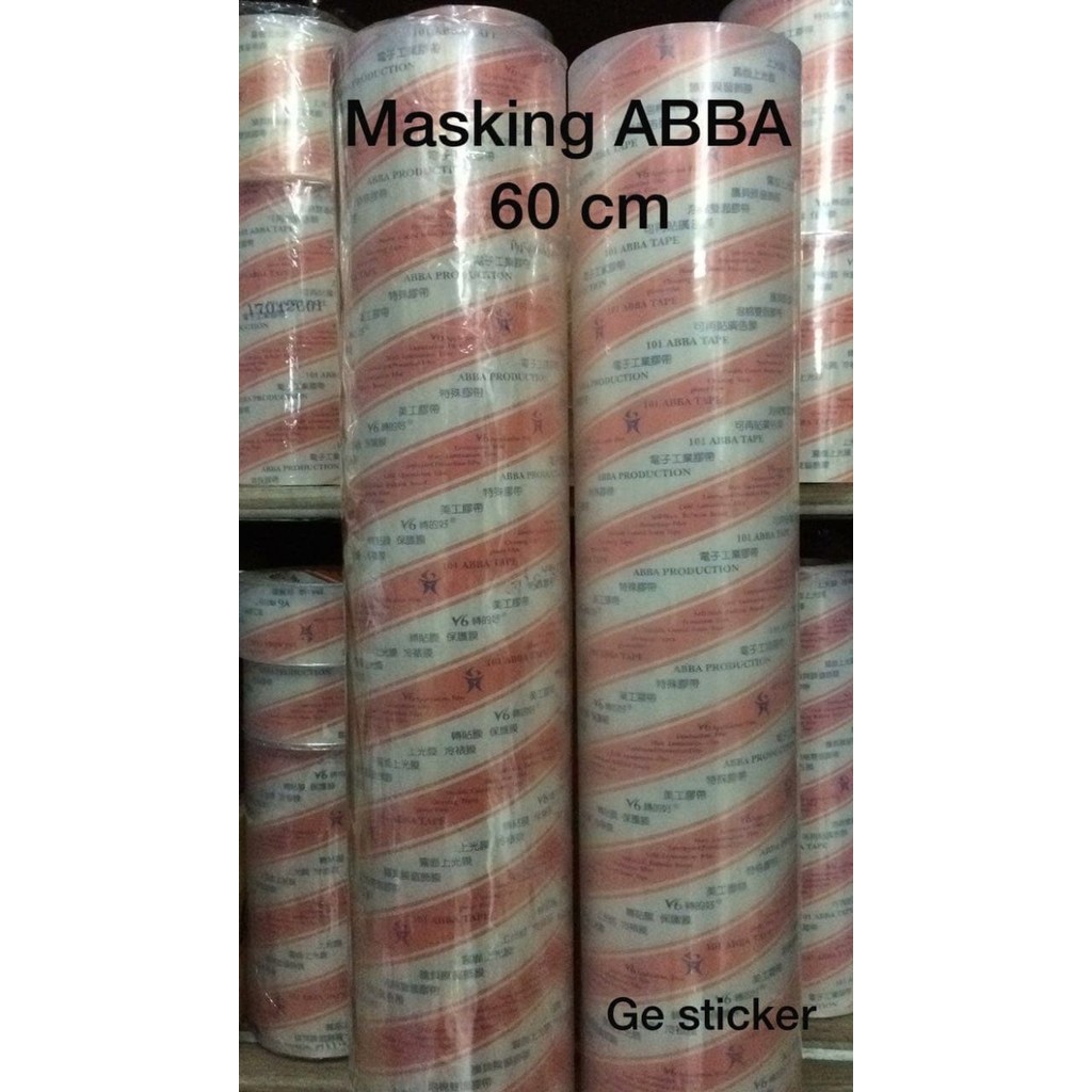 

Produk Viral [Custom] Transfer / Masking Tape Abba 60 Cm Packing Aman