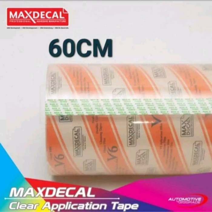 

Produk Terbaru 60Cm Masking Tape Maxdecal Transfer Tape Laminasi 60Cm Cod