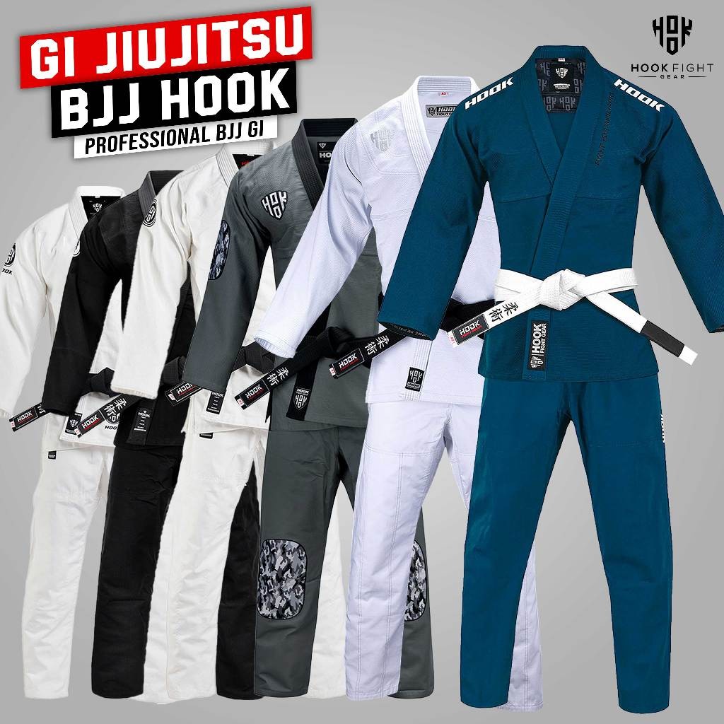 Gi BJJ Hook, Gi Jiujitsu, Gi Jujitsu, Bjj Gi, Gi Bjj, Gi Bjj Jiu Jitsu, Baju Bjj, Gi Jujitsu Murah,