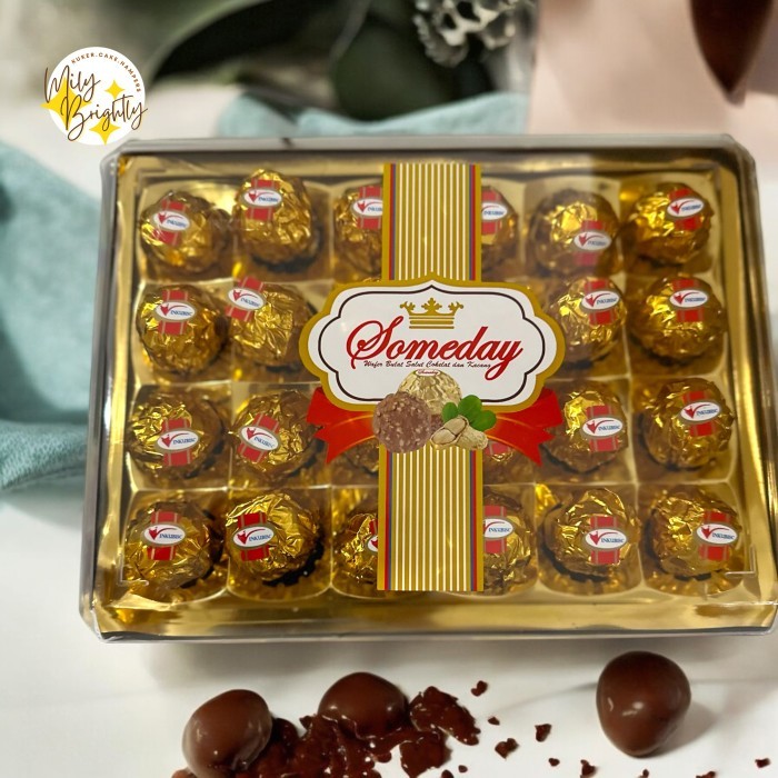 

Coklat Someday Kemasan Kotak Isi 24 Pcs/Cokelat Someday Kotak/Coklat Valentine