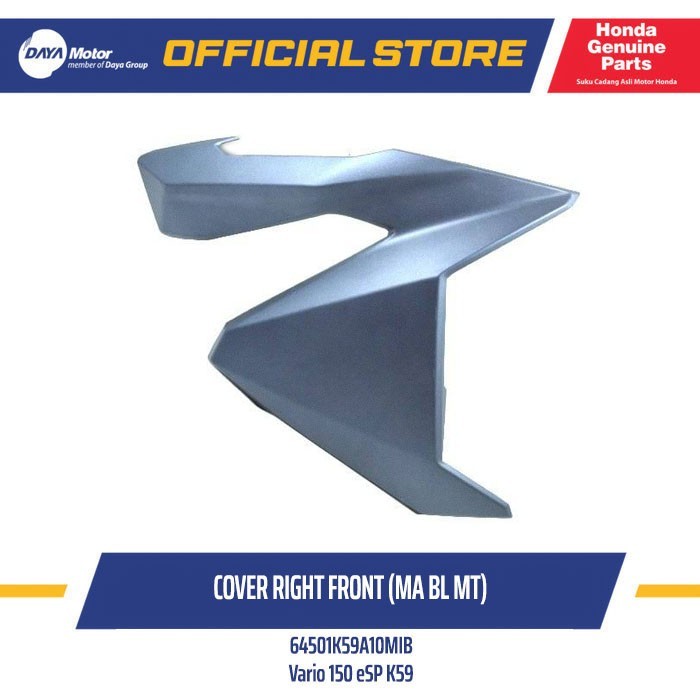 64501K59A10MIB Cover Right Front Biru Vario 125 150 eSP