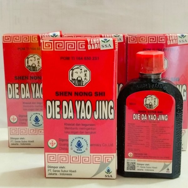 Tebaru PROMO Die da yao jing obat merah betadine obat pereda nyeri bengkak kaki obat bengkak dan