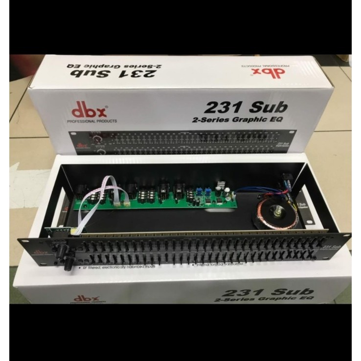 PROMO Equalizer DBX 231 Sub Output EQ