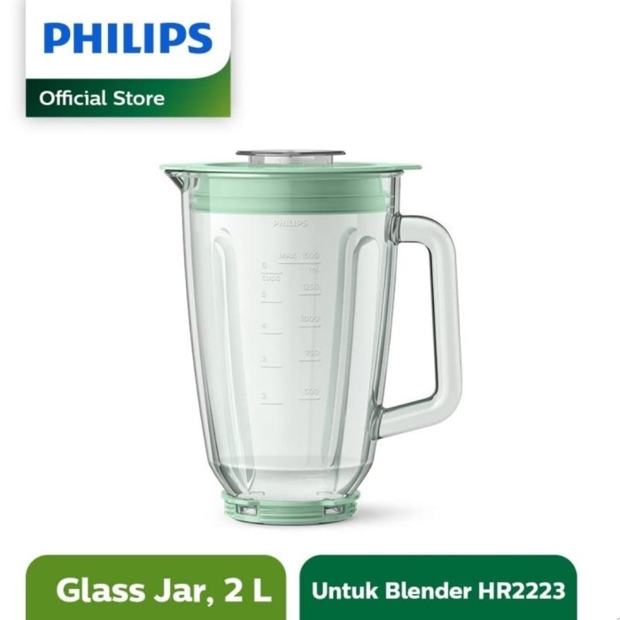 Glass Kaca blender Philips HR3214 untuk HR2222 HR2221 HR2223