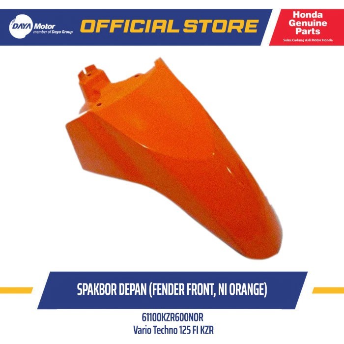 61100KZR600NOR - Spakbor Slebor Depan Oranye (Fender Front, NI Orange) - HONDA Vario Techno 125 FI K