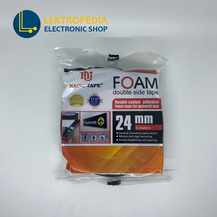 

] Nachi Isolasi Solasi Bolak Balik Double Foam Tape 24mm